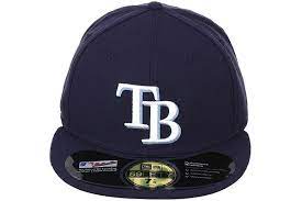 New Era Authentic Tampa Bay Rays On Field Game Fitted Hat Navy And White 34 99 Baseball Hats Mlb Baseball Caps Hats