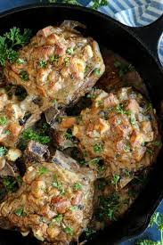 Best 20 baked boneless pork chops with cream of mushroom soup. Baked Pork Chops And Stuffing Easy Recipe A Farmgirl S Dabbles