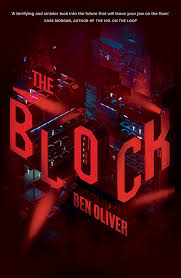 the block book cover red.