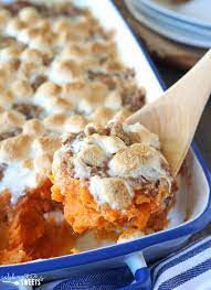 Plus, the starchiness of sweet potatoes gives body and silky thickness to baked. This Is The Most Popular Sweet Potato Casserole Recipe On Pinterest Food Network Fn Dish Behind The Scenes Food Trends And Best Recipes Food Network Food Network