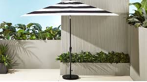 Black And White Striped Cantilever Umbrella Shadow Rectangular Black And White Stripe Umbrella With Base Reviews Outdoor Umbrella Patio Backyard Patio