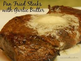Pan Fried Steaks With Garlic Butter Very Easy Extremely Tasty Way To Cook Steaks At Home Far Better Than Eating Out Deliciou Pan Fry Steak Steak Fries Food