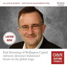 The latest episode of G&R Airtime takes a holistic view of Indonesia's  current economic landscape and the external factors affecting #business. We  are joined by Paul Hemming, Managing Partner of Wellington Capital