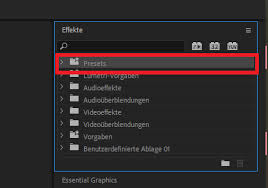 Maybe you would like to learn more about one of these? Presets In Adobe Premiere Pro Einbinden Techniktest Online