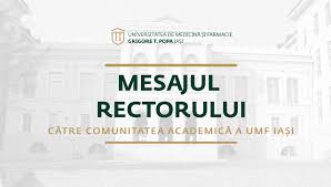 Viorel scripcariu, rectorul umf iaşi. Video Mesajul Rectorului CÄƒtre Comunitatea AcademicÄƒ A Umf IaÈ™i 26 Martie 2020 News Umf Iasi
