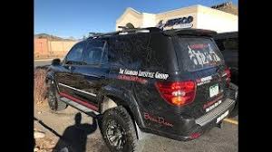 Toyota shortened the tundra's wheelbase by 10 inches for use in the sequoia, which is about 76.4 inches wide and 73 inches tall. Lifted Supercharged Sequoia Brian Dixon Realtor Youtube