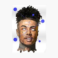 Rapper wallpaper iphone rap wallpaper hacker wallpaper dope cartoons dope cartoon art rapper art dope wallpapers hip hop art black artwork. Poster Blueface Redbubble