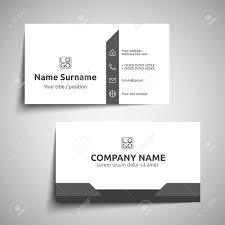 30+ simple business card designs with clean typography. Modern Simple Business Card Set Template Or Visiting Card Vector Illustration Royalty Free Cliparts Vectors And Stock Illustration Image 109424121