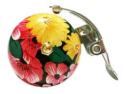 Bebell Retro Fahrradklingel Mit Blumen Flowers Fahrradklingel Shop