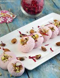 Rose Sandesh Recipe Indian Diabetic Recipes Recipe Desserts Indian Sweets Dessert Recipes