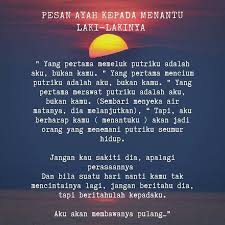 Agar kamu bisa menjadi manusia tegar dan kuat dalam hidup yang sementara ini. Kata Kata Nasehat Ayah Untuk Anak Perempuan Mikeherberts