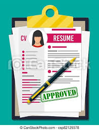 When you apply for a job in bigger companies you may actually benefit from sending your cover letter as well as your resume. Clipboard With Job Application And Pen Cv Papers Resume Job Interview Human Resources Management Concept Searching Canstock