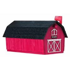 You can buy the post from hardware store Flambeau Red Rustic Barn Mailbox Poly Mail Box T 1003 Red Barn Mailbox Decor Mailbox
