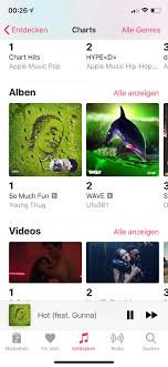 Thug Is Nr1 On Apple Music Charts In Switzerland Rn