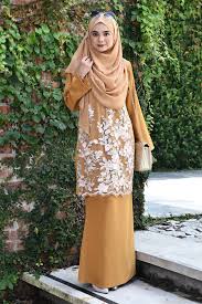 30 contoh baju muslim batik modern 2019. Baju Kurung Lace Leonore Gold Coast Muslimahclothing Com