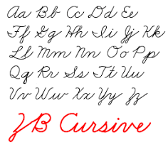 Cursive (also known as script, among other names) is any style of penmanship in which some characters are written joined together in a flowing manner, generally for the purpose of making writing faster, in contrast to block letters. Pin On Dylan