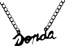 Kanye west returned to instagram wearing a black face mask and a necklace bearing his children's names. Kanye West Donda Necklace Png Kanye