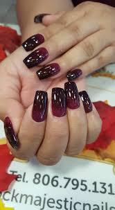 And there's your fall ombré! Acrylic Fall Gel Polishes Ombre Nails Majestic Nails Spa Facebook