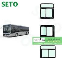 Wholesale Factory Price Car Bus Windshield Glass Front Left Front Upper Fix  Glass for Kinglong Changan Yutong