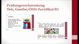 Jede verwendung in anderen als den gesetzlich zugelassenen fällen bedarf Telc B1 Schriftlicher Ausdruck Deutschunterricht Youtube
