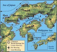 The inland sea of japan includes well known ports and areas like kobe, osaka and hiroshima; Inland Sea Japan Gallery Giappone