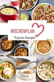 Wochenplan 32 Abwechslungsreiche Rezeptideen Fur Eine Woche Wochenplan Essen Rezepte Vegetarisch Kochen