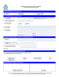 Pendaftaran bpjs secara online sebenarnya akan jauh lebih memudahkan masyarakat. Borang Pendaftaran Id Portal Perkeso Fill Online Printable Fillable Blank Pdffiller