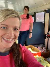 Carts of requested food at the Early Learning Center. Big thanks to friends  Lynette Scriver-Colburn, Sharon Rivera Sayre, Kristie Morgan Nelson, Shelly  Fagenstrom and Heather Chamberlin for helping keep these Littles fed