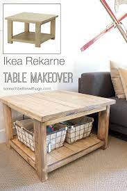 Coffee tables end tables & side tables console tables & sofa tables. Ikea Rekarne Table Makeover So Much Better With Age Furniture Diy Diy Furniture Table Makeover