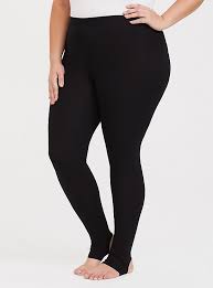 Please do not confuse this with a relevant username!! Plus Size Premium Legging Stirrup Inset Black Torrid