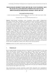 Ada 171,17 juta pengguna internet indonesia di tahun 2018. Pdf Penggunaan Internet Tanpa Wayar Wi Fi Di Politeknik Satu Tinjauan Pelajar Mengenai Persepsi Pelajar Dalam Menggunakan Kemudahan Internet Tanpa Wayar Norwadiah Mohd Andai Academia Edu