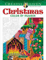 Get your children excited for christmas with these fun worksheets with pictures of a christmas tree, ornaments, and presents! Creative Haven Christmas Color By Number Toufexis George Amazon Com Mx Libros