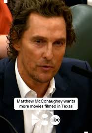 Mathew Mcconaughey Moving Hollywood to Texas