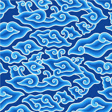 Blue Batik Megamendung Vector Pattern Professional Adobe Illustrator Pattern Addon Illustrator Design Art Digital In 2020 Megamendung Batik Pattern Batik Design