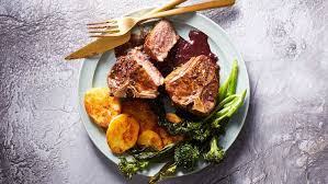 Pepper Crusted Lamb With Roasted Vegetables Recipe Lamb Recipes Roasted Vegetables Stuffed Peppers