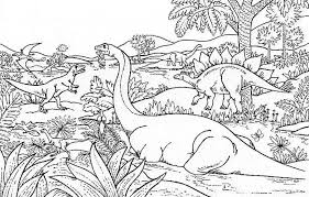 Les dessins sont à imprimer et à colorier pour partir à la découverte des dinosaures. 125 Dessins De Coloriage Dinosaure A Imprimer