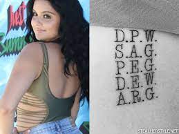 Ariel winter took to snapchat on sunday, july 23, to show off a new tattoo written across her backside. Ariel Winter S 5 Tattoos Meanings Steal Her Style