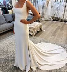 Sydney Alyssa Kristin Love The Squared Neckline Bridalfashiontrends Bridaltrends Wedding Dresses Wedding Gowns Dream Wedding Dresses