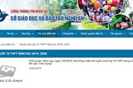 Nhóm 1 (các thí sinh thuộc diện f0, f1): Giao Dá»¥c 24h Cach Tra Cá»©u Ä'iá»ƒm Thi Vao Lá»›p 10 Cá»§a Nghá»‡ An Nhanh Nháº¥t