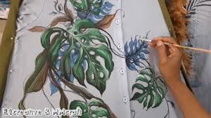 Teknik melukis yang dilakukan khusus pada dinding yang masih. Lukis Kain Cara Melukis Kain Contoh Desain Daun Daunan Facebook