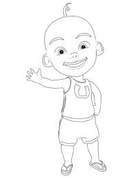 Belajar mewarnai gambar upin ipin. Cara Menggambar Upin Ipin Dengan Mudah Gambaryuk