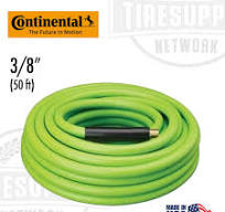Continental | Industrial Rubber Air Hose (3/8″ x 50′) 1/4″ MNPT Green 300psi (6115G)