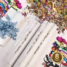 Fabulous ideas for a gender reveal party. Amazon Com Primepure Premium Party Confetti Cannon Set Of 8 Includes Streamer Cannons And Confetti For Birthday Graduation New Years Eve And Any Other Party Or Celebration Home Kitchen