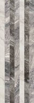 From floor to ceiling and most certainly within the shower and bordering the bathtub, grey tiles elevate your bathroom to a new standard of fine living. Nairobi Grey Decor Linee Wall Tile 28x85 Grey Decor Wall Tiles Decor