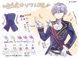 twitter 月永レオ 深海奏汰 イラスト