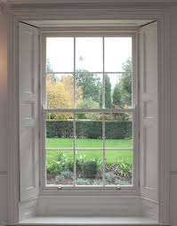 Traditional Sliding Sash Window With Handmade Shutters Oak Windows Wooden Window Shutters Cottage Windows