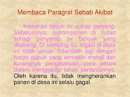 Contoh paragraf sebab akibat 1 akibat 2. Ppt Paragraf Induktif Powerpoint Presentation Free Download Id 933911