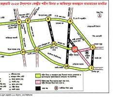 Image of জাহাঙ্গীরনগর বিশ্ববিদ্যালয়ের মানচিত্র