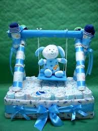 Windeltorte Windelschaukel Windel Schaukel Baby Taufe Geburt Geschenk Schaukel Baby Baby Geschenke Basteln Baby Geschenke