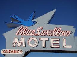 Blue Swallow Motel Tucumcari Nm It S Still There And They Are Fixin The Place Up Retro Sign Old Signs Neon Signs